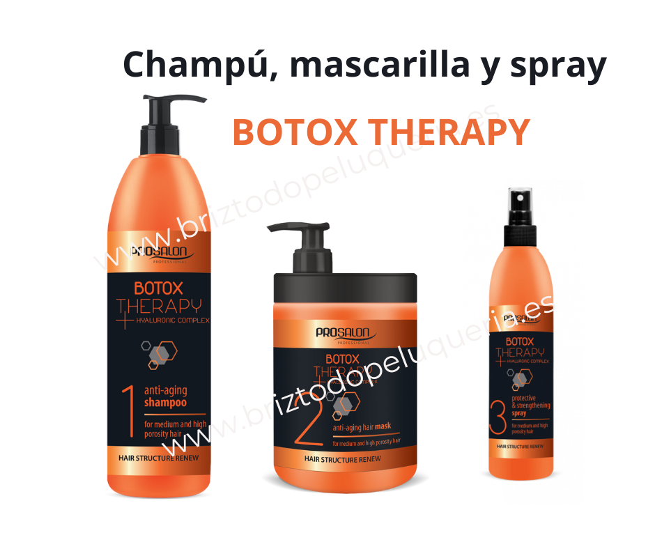 Tratamiento Botox Therapy + Hyaluronic complex para el cabello profesional Prosalon
