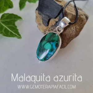 colgante de azurita y malaquita