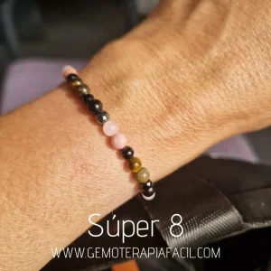 Pulsera SUPER 8 bolitas 4mm