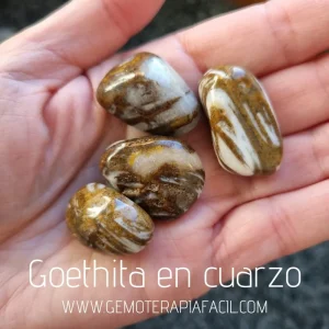 GOETHITA CUARZO rodado