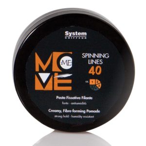 Fijador fuerte Pasta 40 / pomada de fibra fuerte SPINNING LINES PROFESIONAL MOVE ME MÜSTER & DIKSON
