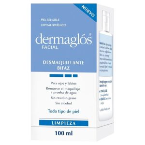 DERMAGLÓS FACIAL DESMAQUILLANTE BIFAZ OJOS Y LABIOS x 100