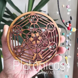 Rejilla SOLIDOS PLATÓNICOS madera DM